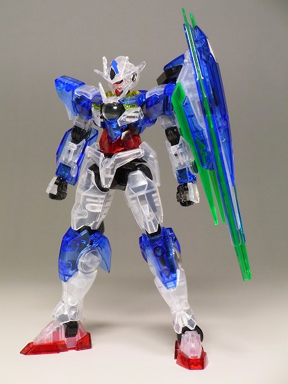 バンダイ HG00 ダブルオークアンタ クリアカラーバージョン レビュー 